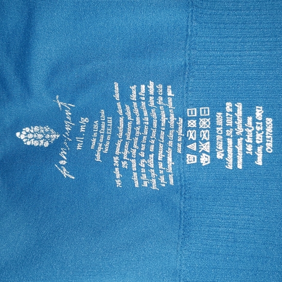 Free People Good Karma Coastline Logo M / L 2 Piece Set Nwot - Picture 3 of 7